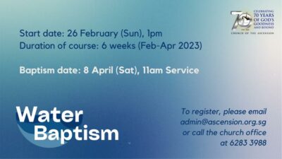 Water Baptism Course
