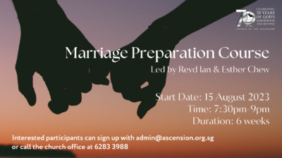 MARRIAGE PREPARATION COURSE