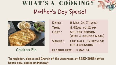 WHAT’S A COOKING (MOTHER’s DAY SPECIAL)